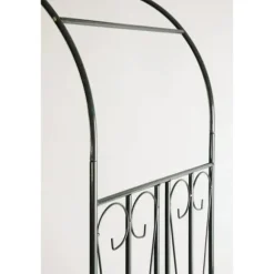 Trädgårdsbåge - CLP - Båge för rosor - Metall - 270 cm - Grön - Markfäste