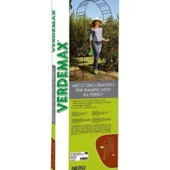 Trädgårdsbåge i stål för klängväxter Anthracite Verdemax 3417