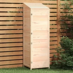 Trädgårdsbod 55x52x174,5 cm massivt granträ