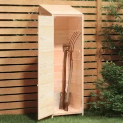 Trädgårdsbod 55x52x174,5 cm massivt granträ