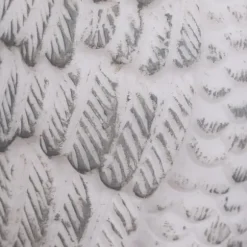 Trädgårdsdekoration, Papegojafigur, 51x7x8 cm, Vit