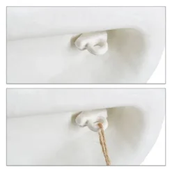 Trädgårdsdekoration Svan, 42.5x81x34 cm, Vit