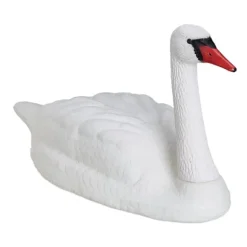 Trädgårdsdekoration Svan, 42.5x81x34 cm, Vit