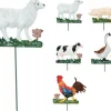 Trädgårdsdekorativ plocka djurprydnad på pinne 42 cm