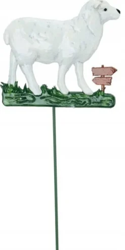 Trädgårdsdekorativ plocka djurprydnad på pinne 42 cm