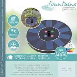 Trädgårdsfontän i plast - EDM - LUMINEO FOUNTAIN OUTDOOR - 893035 - EDM 83867