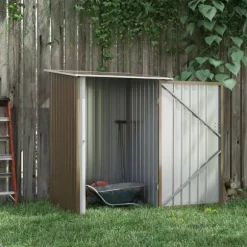 Trädgårdsförråd, 100x103x160 cm, Brun