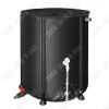Trädgårdsförvaringskärl - TECH DISCOUNT - 190L - Fällbar PVC - ABS-kran - Antikollisionsnät