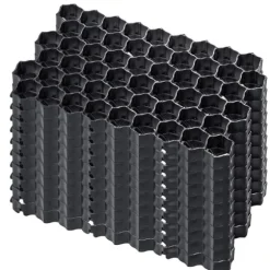 Trädgårdsgrill, LDPE-polyeten, 60x40x4 cm, Lastkapacitet 1000 ton/m², Hög flexibilitet, Väderbeständig