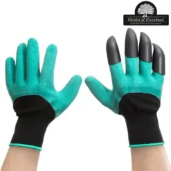 Trädgårdshandskar med klor