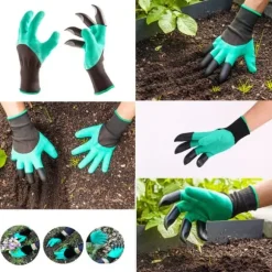Trädgårdshandskar med klor - Gräv och kratta