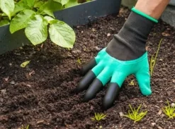 Trädgårdshandskar med klor - Gräv och kratta