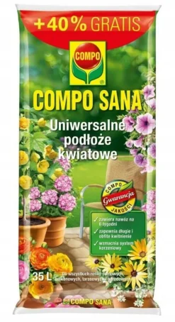 Trädgårdsjord universal för blommor 35 l