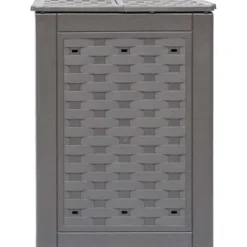 Trädgårdskompost brun 60x60x83 cm 300 L plastrotting - Trädgårdskompost - Trädgårdskomposter - Home & Living