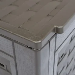 Trädgårdskompost 2-pack i brun plastrotting | Volym: 600 L | Storlek: 60x60x83 cm