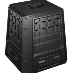 Trädgårdskompost, 78x64x80 cm, Svart