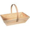 Trädgårdskorg - MEGACREA DIY - Trä - 26.5 x 19.5 x 5.5 cm - Anpassningsbar - Rektangulär