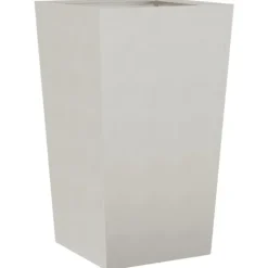 Trädgårdskrukor 2-pack i rostfritt stål | Storlek: 45x45x75 cm | Färg: Silver