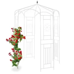 Trädgårdspaviljong, Metall, 250x160x160 cm