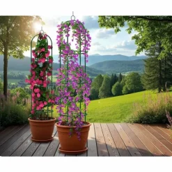 Trädgårdspergolapelare 200 cm Plonos PL-992