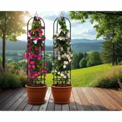 Trädgårdspergolapelare 200 cm Plonos PL-992