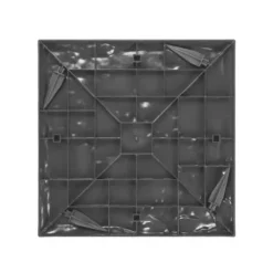 Trädgårdsplattor, 39,5x39,5x2,6 cm, Grå, Plast