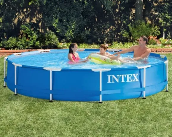 Trädgårdspool med ram 366 x 76 cm 6-i-1 INTEX 28210