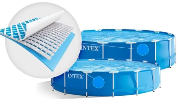 Trädgårdspool med ram 366 x 76 cm 6-i-1 INTEX 28210