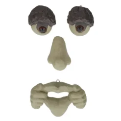 Trädgårdsprydnad, Trädansikte Dekoration, 8.5x12.5x2 cm, Beige