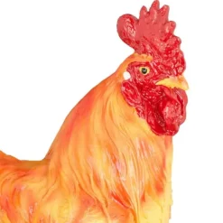 Trädgårdsprydnad, Tupp, 34x30x11 cm, Brun