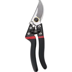 Trädgårdssax i rostfritt stål (svart/silver)