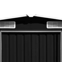 Trädgårdsskjul antracit 257x990x181 cm galvaniserat stål - Trädgårdsskjul - Utomhusskjul - Home & Living