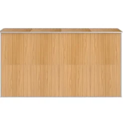 Trädgårdsskjul i galvaniserat stål - Rymligt förvaringsutrymme | Färg: Ljusbrun | Storlek: 192x357x223 cm