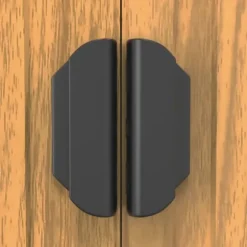 Trädgårdsskjul i galvaniserat stål - Rymligt förvaringsutrymme | Färg: Ljusbrun | Storlek: 192x357x223 cm