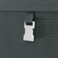 Trädgårdsskjul/lager­tält, robust och vädertåligt, stålram, 1,2×1,8×1,6 m, mörkgrå