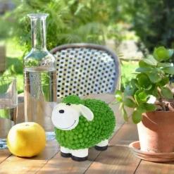 Trädgårdsskulptur, Får, 16x21x12,5 cm