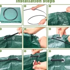 Trädgårdssoppåsar - Märke - Set med 4 - Rivsäkra - 272L