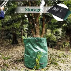 Trädgårdssoppsäckar - A365 - 3-pack - 272 L - Robust polypropen - Fällbara och självsamlande