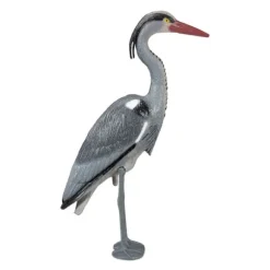 Trädgårdsstaty, Häger, 73,5x12,5x44,5 cm, Grå