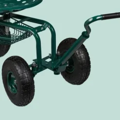 Trädgårdsstol med förvaring, 45-54x43x82 cm