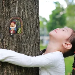 Trädgårdstomte Dekoration, 17x12x4.5 cm, Flerfärgad