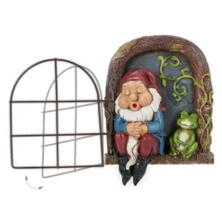 Trädgårdstomte Dekoration, 17x12x4.5 cm, Flerfärgad