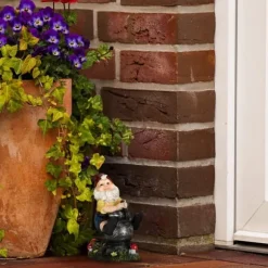 Trädgårdstomte, 15x7,5x10,5 cm, Flerfärgad