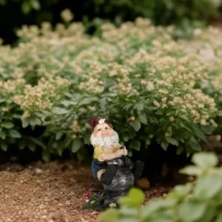 Trädgårdstomte, 15x7,5x10,5 cm, Flerfärgad