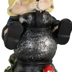 Trädgårdstomte, 15x7,5x10,5 cm, Flerfärgad