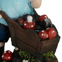 Trädgårdstomte, 14.5x10.5x7 cm, Flerfärgad