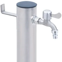 Trädgårdsvattenpelare - Rostfritt stål - 100 cm - Robust - Korrosionsbeständig - Praktisk