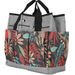 Trädgårdsväska 600D Oxford-tyg Flera fickor Lätt och hållbar förvaringsväska för trädgårdsredskap