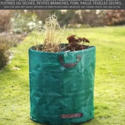 Trädgårdsväskor - Ej specificerat - Set om 6 - Kapacitet 272L - Fuktbeständig - Antirivningsskydd