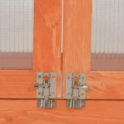 Trädgårdsväxthus i trä med 2 hyllor | Storlek: 75x47x109 cm | Färg: Natural Wood